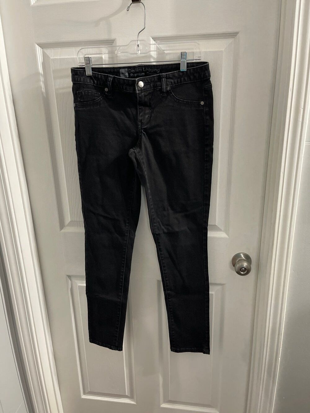Mossimo Women's Denim Legging Size 8 Black